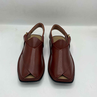 Smart Zalmi Brown Peshawari Chappals