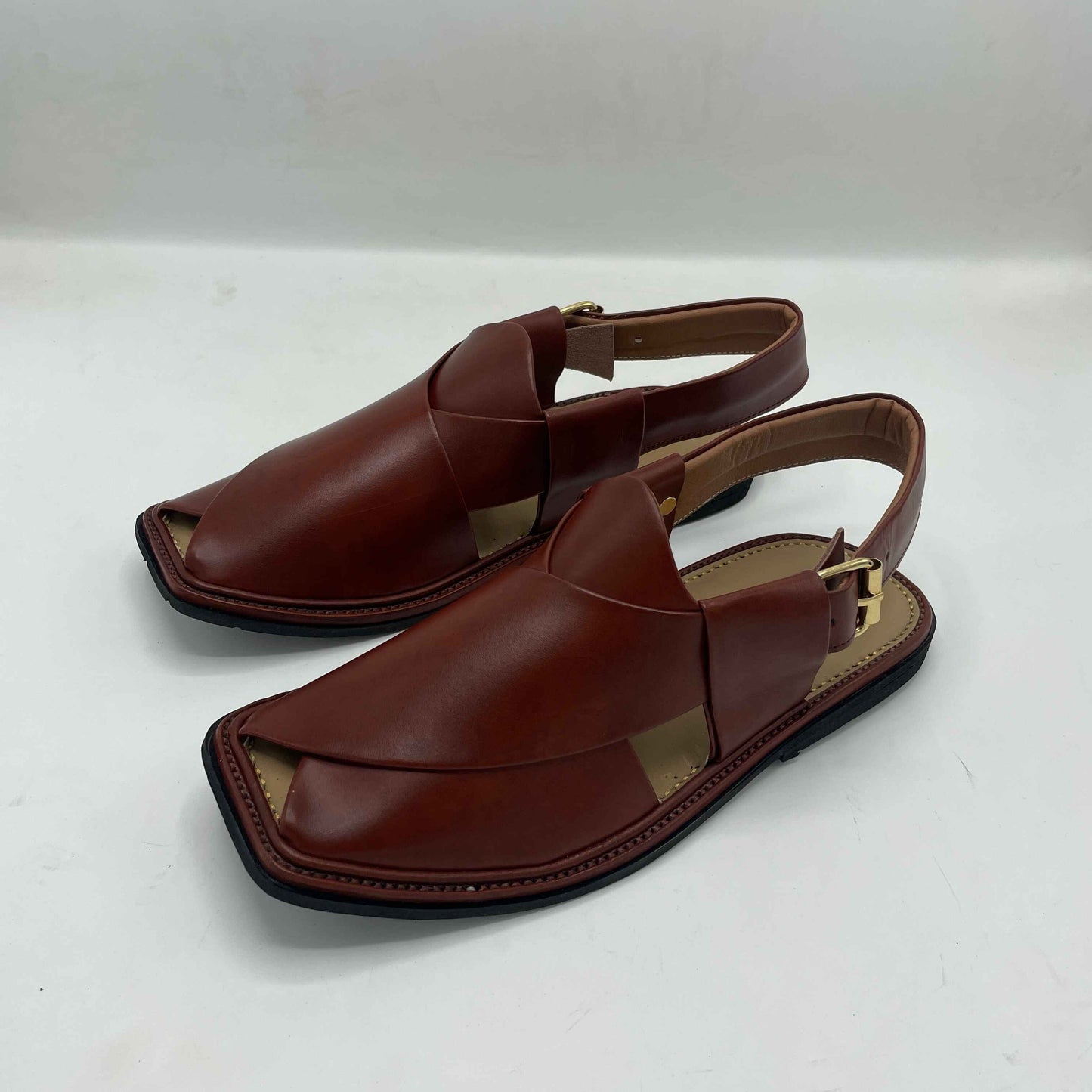 Smart Zalmi Brown Peshawari Chappals